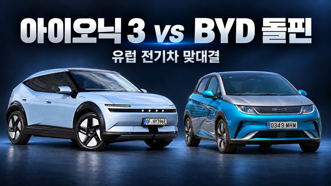 현대 아이오닉 3 vs BYD 돌핀 가격차와 496km 주행거리 팩트체크