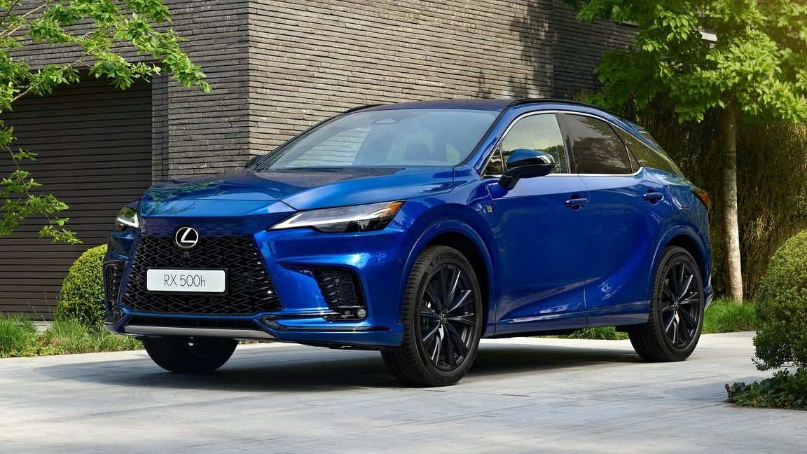 렉서스 RX 500h F SPORT 전측면 스타일
